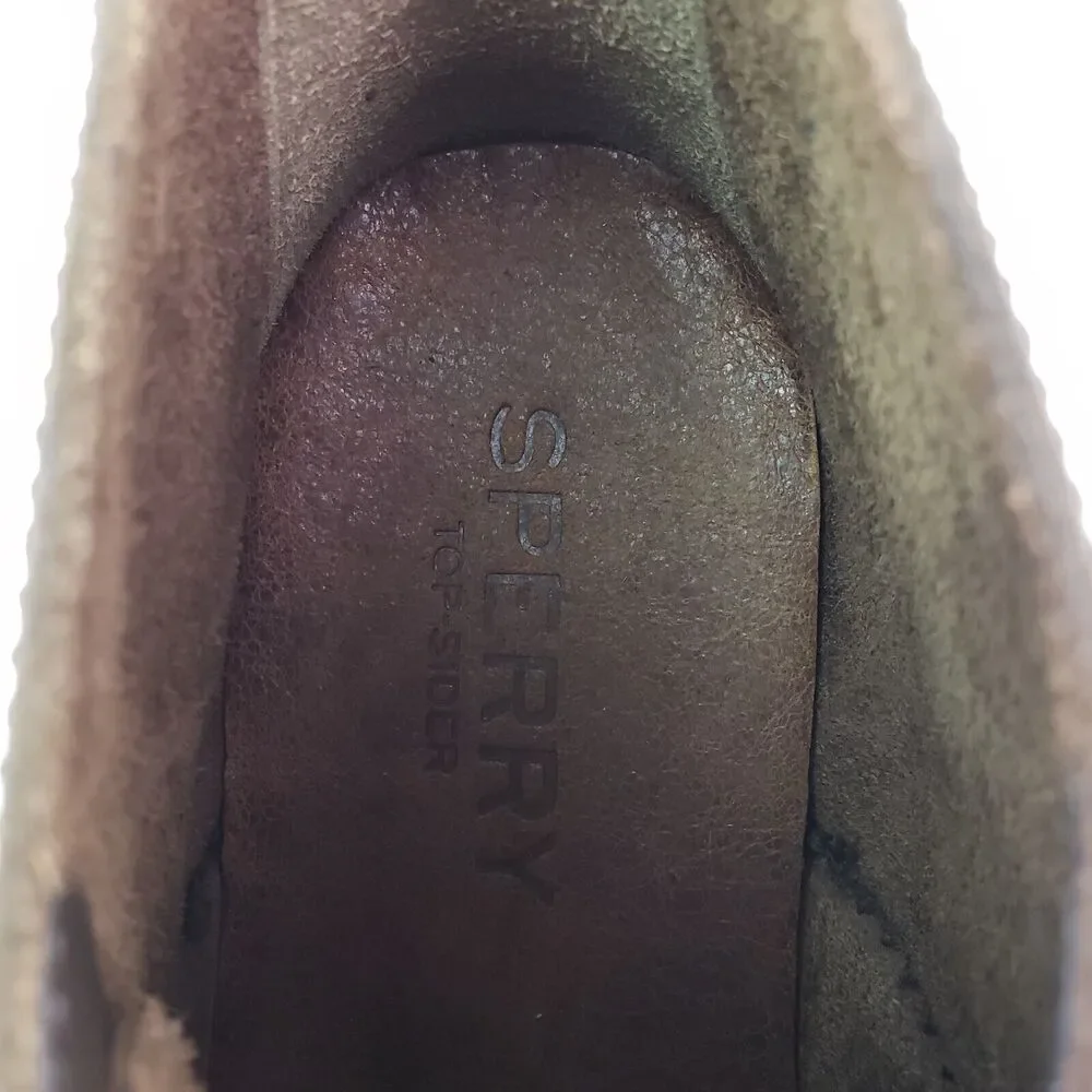 Sperry Top Sider Mens Size 8.5 Brown Leather Formal Chukka Boots STS14653